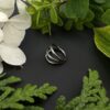 Anneau effet Triple en Titanium argent - Image 6