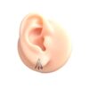 Anneau effet Triple en Titanium argent - Image 4