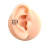 Anneau effet Triple en Titanium argent - Image 2