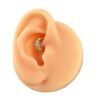 Anneau en Acier chirurgical - Or Rose - Image 3