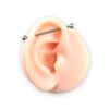 Silver Surgical Steel Jewelry for Industrial Piercing - Image 3