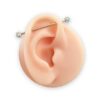 Rose Gold Titanium Jewelry for Industrial Piercing - Image 3