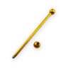 Gold Titanium Jewelry for Industrial Piercing - Image 2