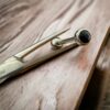 Silver Surgical Steel Bar – Seductive Black Stone - Image 5