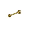 Barre en Titanium Or – Pierre licorne Captivante.