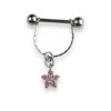 Bijou en Acier Chirurgical pour le Mamelon