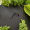 Bijou en Titanium Noir pour le Nez - Image 4