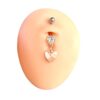 Surgical Steel Navel Jewel Small Heart - Image 3