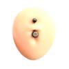 Black Titanium Jewelry for Navel - Image 3