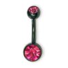 Black Titanium Jewelry for Navel