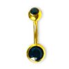 Bijou en Titanium pour Nombril Or