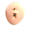 Bijou en Titanium pour Nombril Or - Image 3