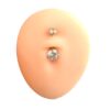 Gold Titanium Jewelry for Navel - Image 3