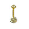 Gold Titanium Jewelry for Navel
