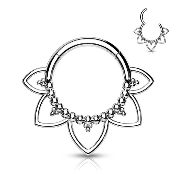 Anneau en Acier chirurgical - Argent
