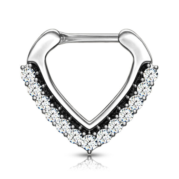 Anneau en Acier Chirurgical Argent