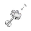 Bijou en Titanium Argent