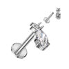 Bijou en Titanium Argent