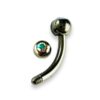 Bijou en Acier chirurgical - Argent pierre licorne - Image 2