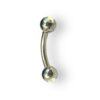 Bijou en Acier chirurgical - Argent pierre licorne