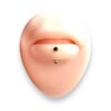 Titanium jewelry – Black stone gold - Image 6