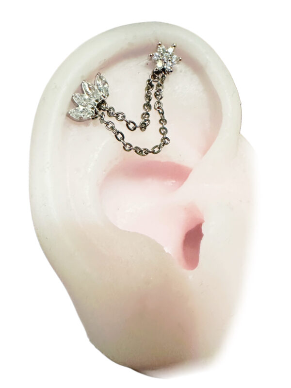 Bijoux en Titanium - Argent - Image 3