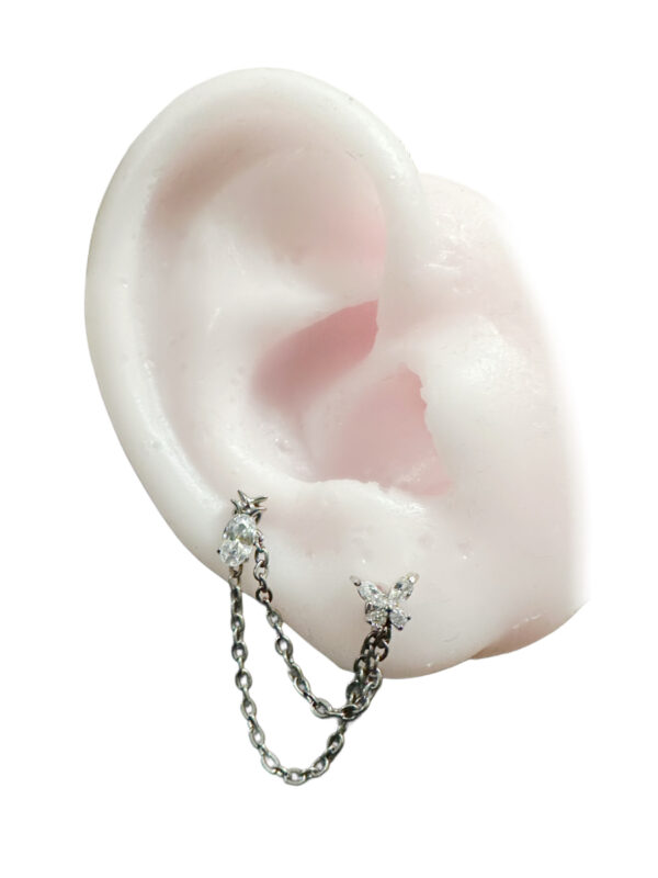 Bijoux en Titanium - Argent - Image 2