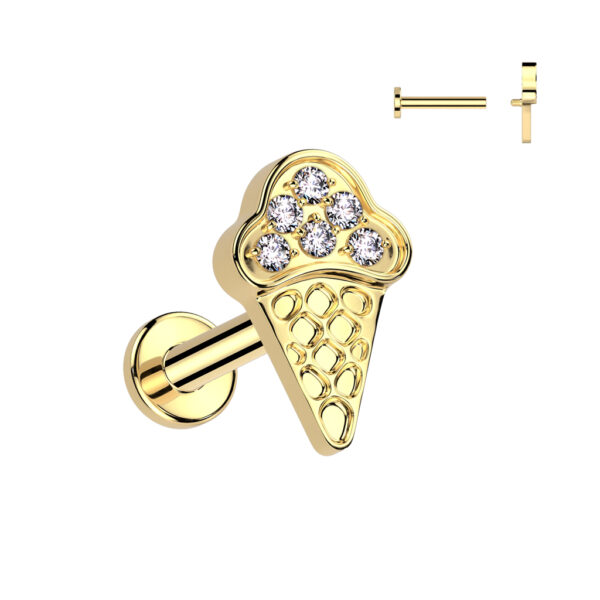Bijou en Titanium - Or